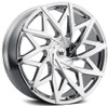 24x9.5 Mazzi Big Easy 372 Chrome 6x135 6x5.5/139.7 30mm