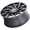 22x9.5 Mazzi Big Easy 372 Matte Black w/ Dark Tint 6x135 6x5.5/139.7 30mm