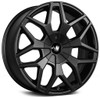 22x9.5 Mazzi Profile 367 Matte Black  5x5/127 5x5.5/139.7 18mm