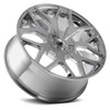 20x8.5 Mazzi Profile 367 Chrome 5x4.25/108 5x4.5/114.3 35mm