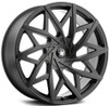 20x8.5 Mazzi Big Easy 372 Matte Black 5x110 5x115 35mm