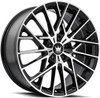 20x8.5 Mazzi Jinx 378 Gloss Black Machined 5x112 38mm
