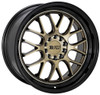 18x8.5 F1R F21 v2 Bronze w/ Black Lip 5x112 5x4.5/114.3 30mm