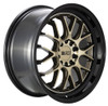 18x8.5 F1R F21 v2 Bronze w/ Black Lip 5x112 5x4.5/114.3 30mm
