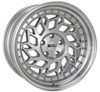 (Clearance - No Returns) 18x8.5 F1R R32 Machined Silver w/ Polished Lip 5x112 40mm