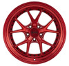 (Clearance - No Returns) 17x8.5 F1R F105 Candy Red 5x4.5/114.3 38mm