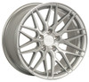 (End of Year Sale) 18x8.5 F1R F103 Brushed Silver 5x112 42mm