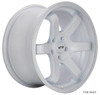 (Clearance - No Returns) 18x8.5 F1R F106 White 5x100 35mm