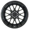 (Clearance - No Returns) 19x9.5 F1R F21 Satin Black w/ Gloss Black Lip 5x112 5x4.5/114.3 35mm