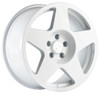 18x8.5 Fifteen52 Tarmac Rally White 5x4.5/114.3 30mm