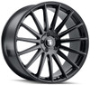 22x10.5 Touren TR92 Gloss Black  5x4.5/114.3 32mm