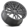 18x8 Touren TR93 Gloss Gunmetal w/ Black Rivet 5x112 35mm