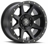 17x8.5 ICON Rebound Satin Black (6 Lug) 6x5.5/139.7 0mm