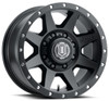 17x8.5 ICON Rebound HD Satin Black (8 Lug) 8x6.5/165 13mm