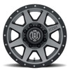 17x8.5 ICON Rebound HD Titanium (8 Lug) 8x170 6mm