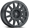 17x8 ICON Ricochet Satin Black 5x100 38mm