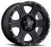 17x8.5 ICON Shield Satin Black (5 Lug)  5x5/127 0mm