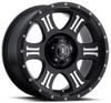 20x9 ICON Shield Satin Black Machined (8 Lug) 8x6.5/165 19mm