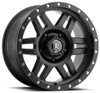 17x8.5 ICON Six Speed Satin Black (6 Lug)  6x135 6mm