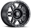 17x8.5 ICON Six Speed Satin Black (6 Lug)  6x5.5/139.7 0mm