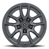 17x8.5 ICON Vector 5 Satin Black 5x150 25mm