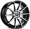 17x7.5 NS NS1501 Gloss Black Machined 5x100 5x4.5/114.3 38mm