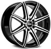 16x7 NS NS1603 Gloss Black Machined 5x100 5x4.5/114.3 38mm