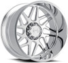 22x12 Hostile Forged HF108 Full Polished (Forged) (Directional) (8 Lug) (* May Require Trimming) (Right) 8x180 0mm