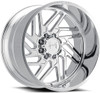 22x12 Hostile Forged HF116 Full Polished (Forged) (Directional) (8 Lug) (* May Require Trimming) (Left) 8x6.5/165 -44mm