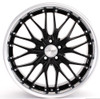 19x8.5 MRR GT1 Black Machined Lip 5x4.5/114.3 35mm
