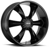 (Clearance - No Returns) 22x9 MKW M119 Gloss Black  5x115 18mm