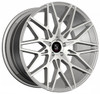 20x9 Koko Kuture Funen Gloss Silver w/ Machined Face 5x120 35mm
