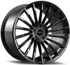 22x10.5 Koko Kuture Urfa FF Gloss Black (Flow Formed)  5x130 45mm