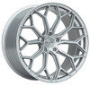 24x10 Gianelle Monte Carlo Gloss Silver w/ Machined Face 5x120 20mm