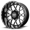 (Clearance - No Returns) 22x10 Moto Metal MO986 Gloss Black Machined 6x135 6x5.5/139.7 -18mm