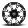 (Clearance - No Returns) 20x10 Moto Metal MO808 Gloss Black Milled 8x6.5/165 -18mm