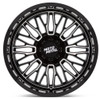 (Clearance - No Returns) 22X12 Moto Metal MO809 Gloss Black Machined (* May Require Trimming) 8x180 -44mm