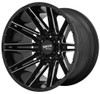 (Clearance - No Returns) 20x9 Moto Metal MO998 Kraken Gloss Black Milled 8x6.5/165 0mm