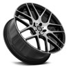 18x8 Curva Concepts C7 Gloss Black Machined 5x120 35mm