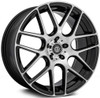 19x9.5 Curva Concepts C7 Gloss Black Machined 5x120 40mm