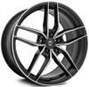 20x10 Curva Concepts CFF25 Gloss Black Machined (Flow Forged) (CUSTOM)