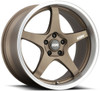 18x10.5 ESR AP5 Matte Bronze w/ Machined Lip (Flow Form) 5x4.5/114.3 22mm