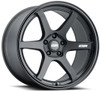19x8.5 ESR AP6 Matte Black w/ Gloss Black Lip (Flow Form) 5x4.5/114.3 30mm