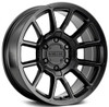 18x9 Raceline 950B Gauge Satin Black 6x5.5/139.7 -12mm