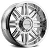 17x8.5 Raceline 948C Split Chrome 6x5.5/139.7 0mm