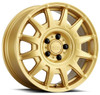 17x8 Raceline 401GD Aero Gloss Gold 5x4.5/114.3 40mm
