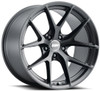 18x8.5 ESR RF2 Matte Black (Rotary Forged) 5x120 30mm