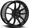 18x8.5 Vors TR4 Gloss Black 5x100 35mm