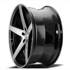 20x8.5 AXE 1AV ZX9 Gloss Black Polished Face 5x4.5/114.3 40mm