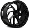 22x9 Renzo Mugello Gloss Black 5x4.5/114.3 38mm